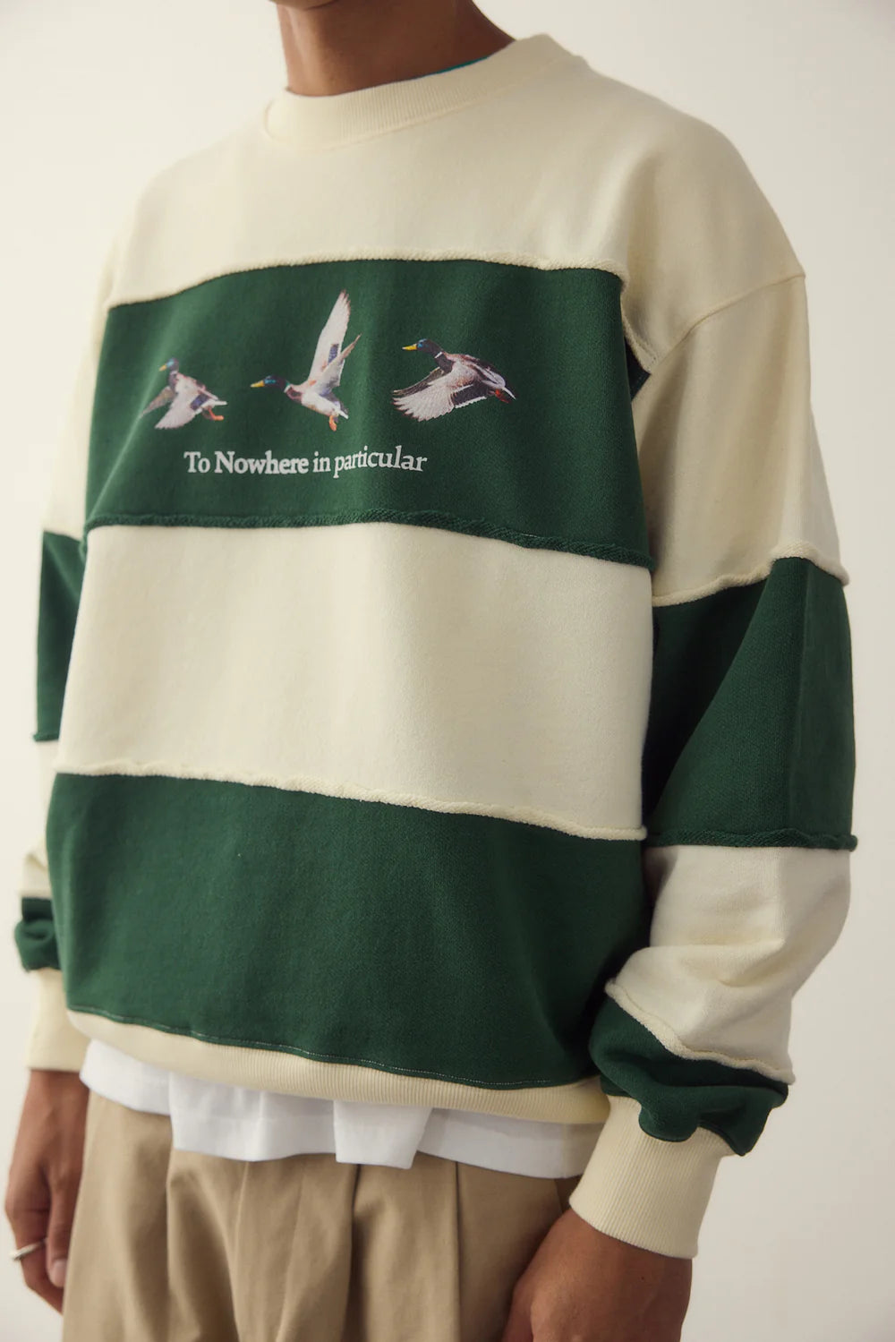 SUDADERA TO NOWHERE IN PARTICULAR - FRONT OF