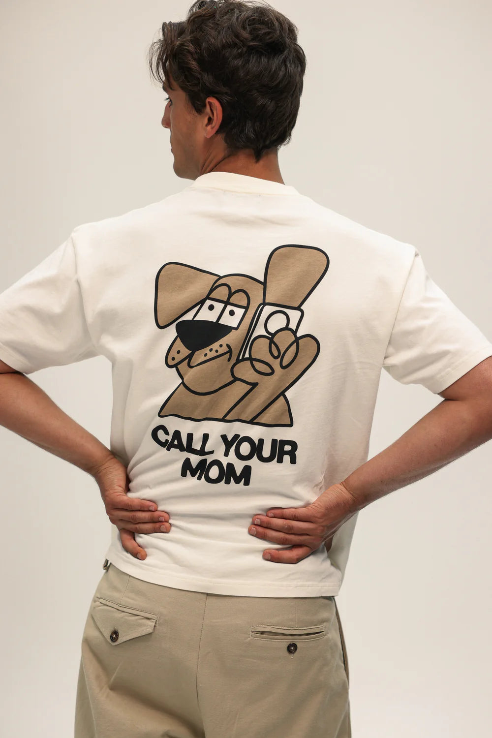 CALL YOUR MUM T-SHIRT - FRONT OF