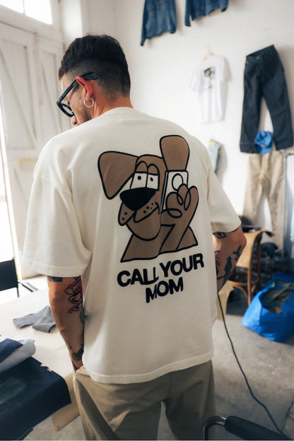 CALL YOUR MUM T-SHIRT - FRONT OF