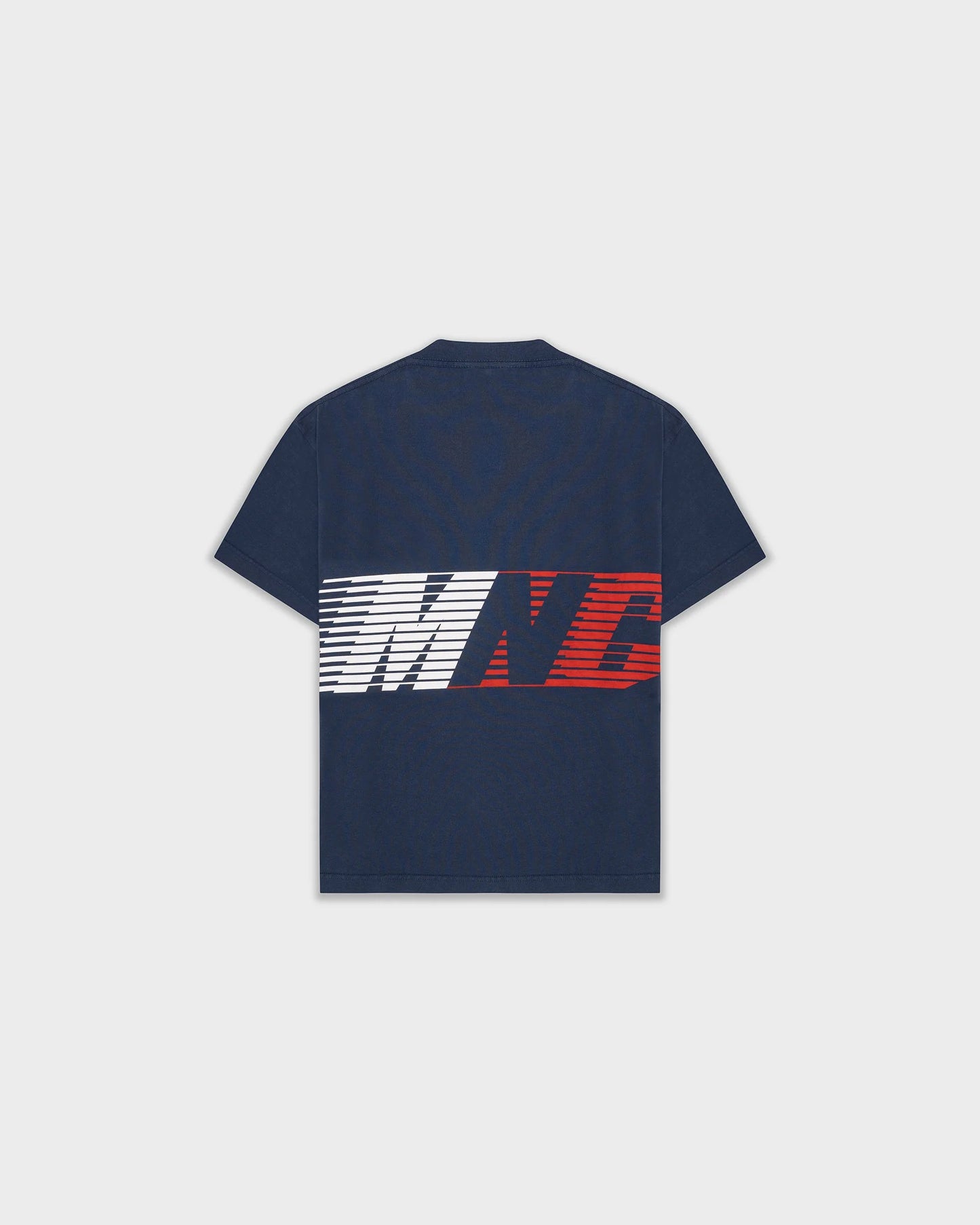 PACE MONOIC T-SHIRT NAVY BLUE - FRONT OF