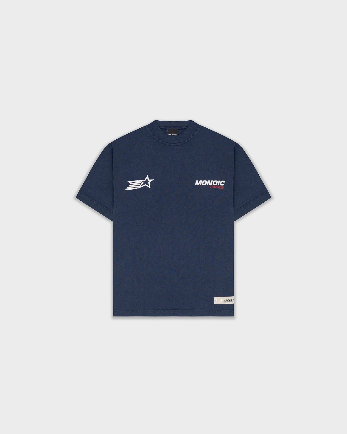PACE MONOIC T-SHIRT NAVY BLUE - FRONT OF