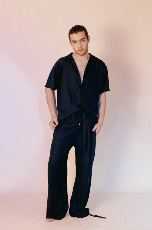 CAMISA MANGA CORTA CLUB NAVY - FRONT OF x RO
