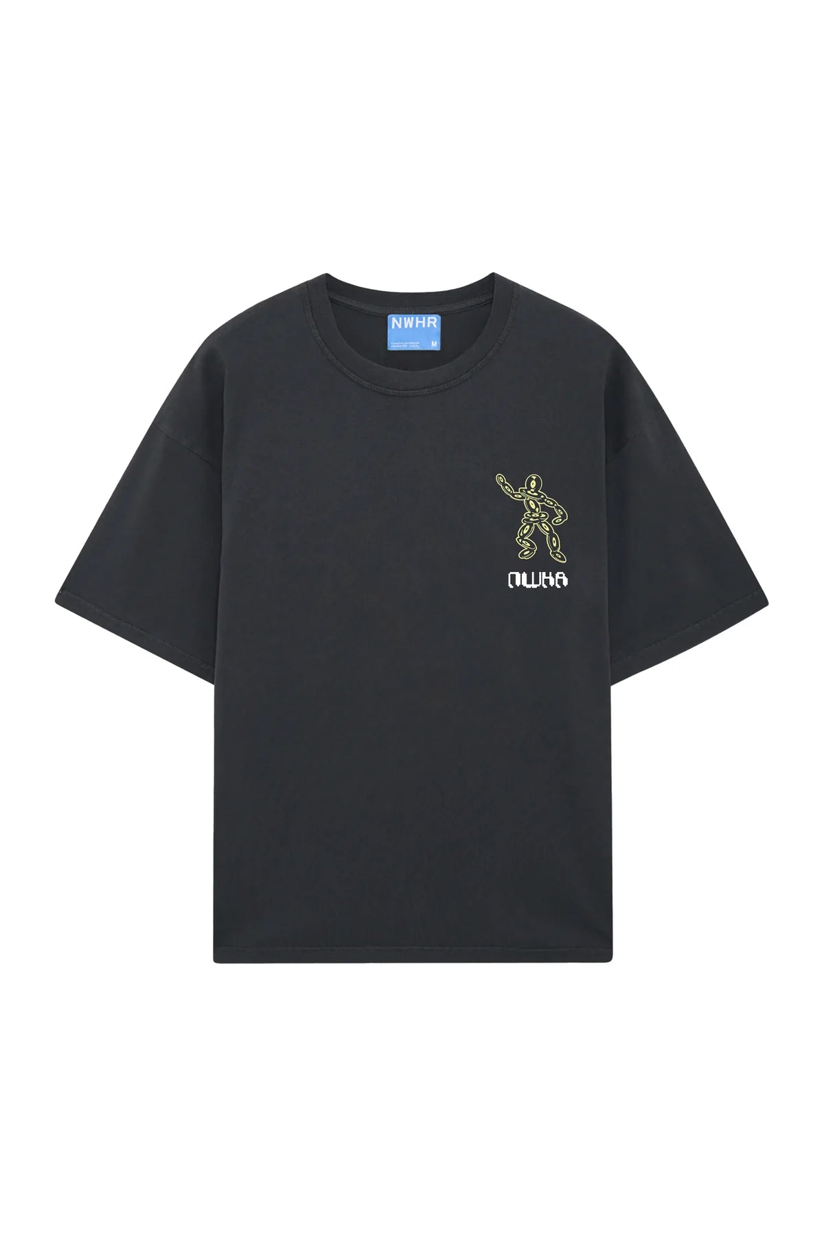 CAMISETA VINYL DANCER BLACK - FRONT OF