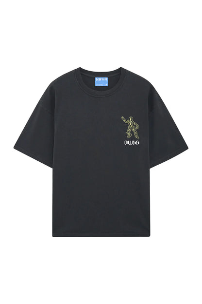 CAMISETA VINYL DANCER BLACK - FRONT OF