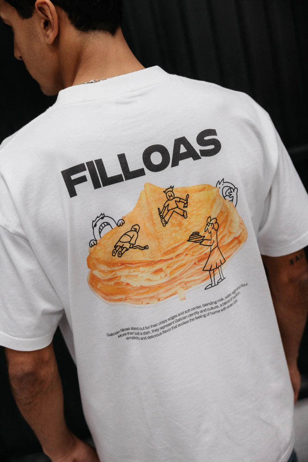 T-SHIRT FILLOAS WHITE - FRONT OF.