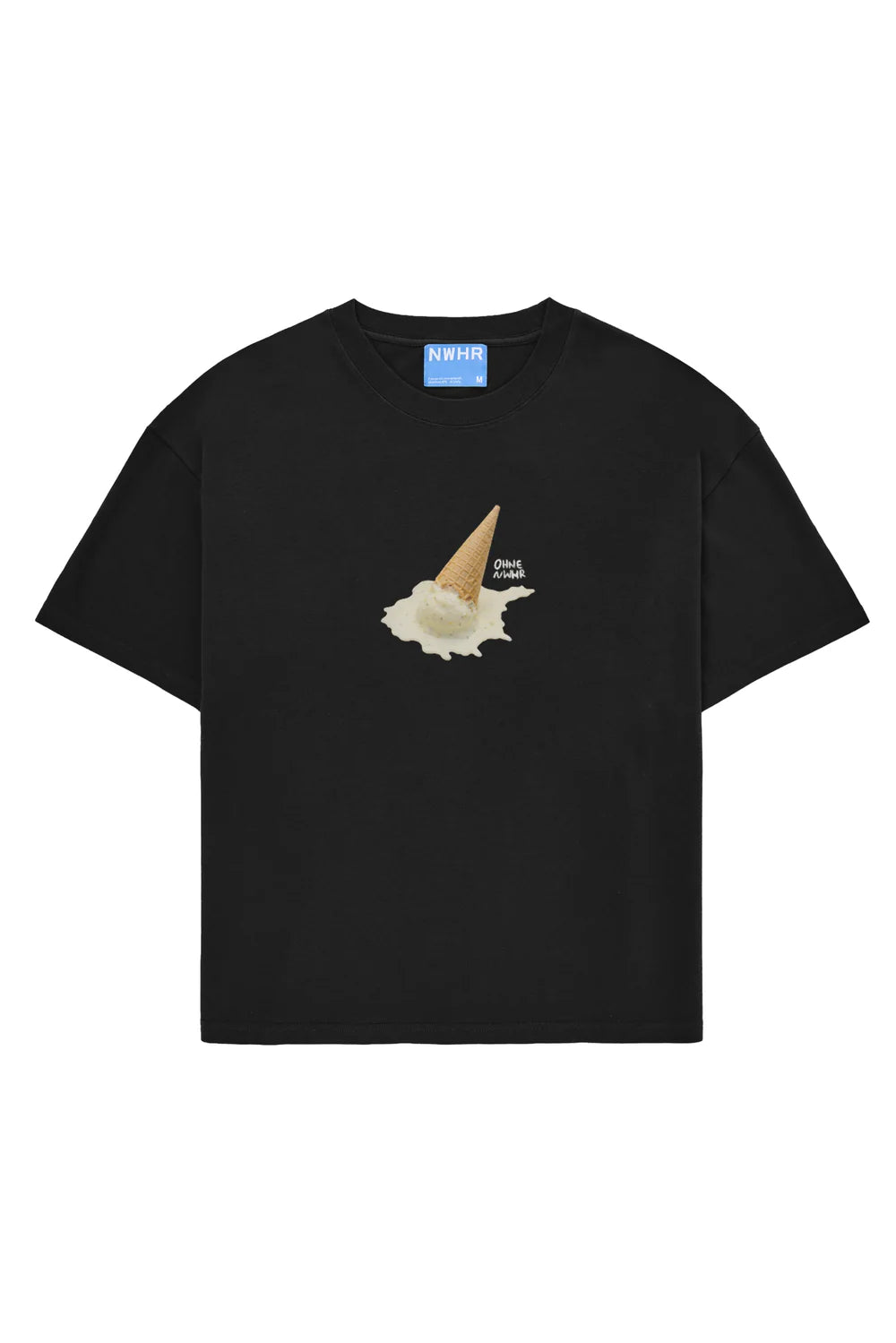 CAMISETA MELTING BLACK NWHR - FRONT OF