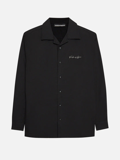 CAMISA SIGNATURE LONG SLEEVE BLACK