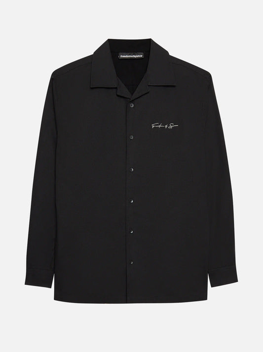 CAMISA SIGNATURE LONG SLEEVE BLACK