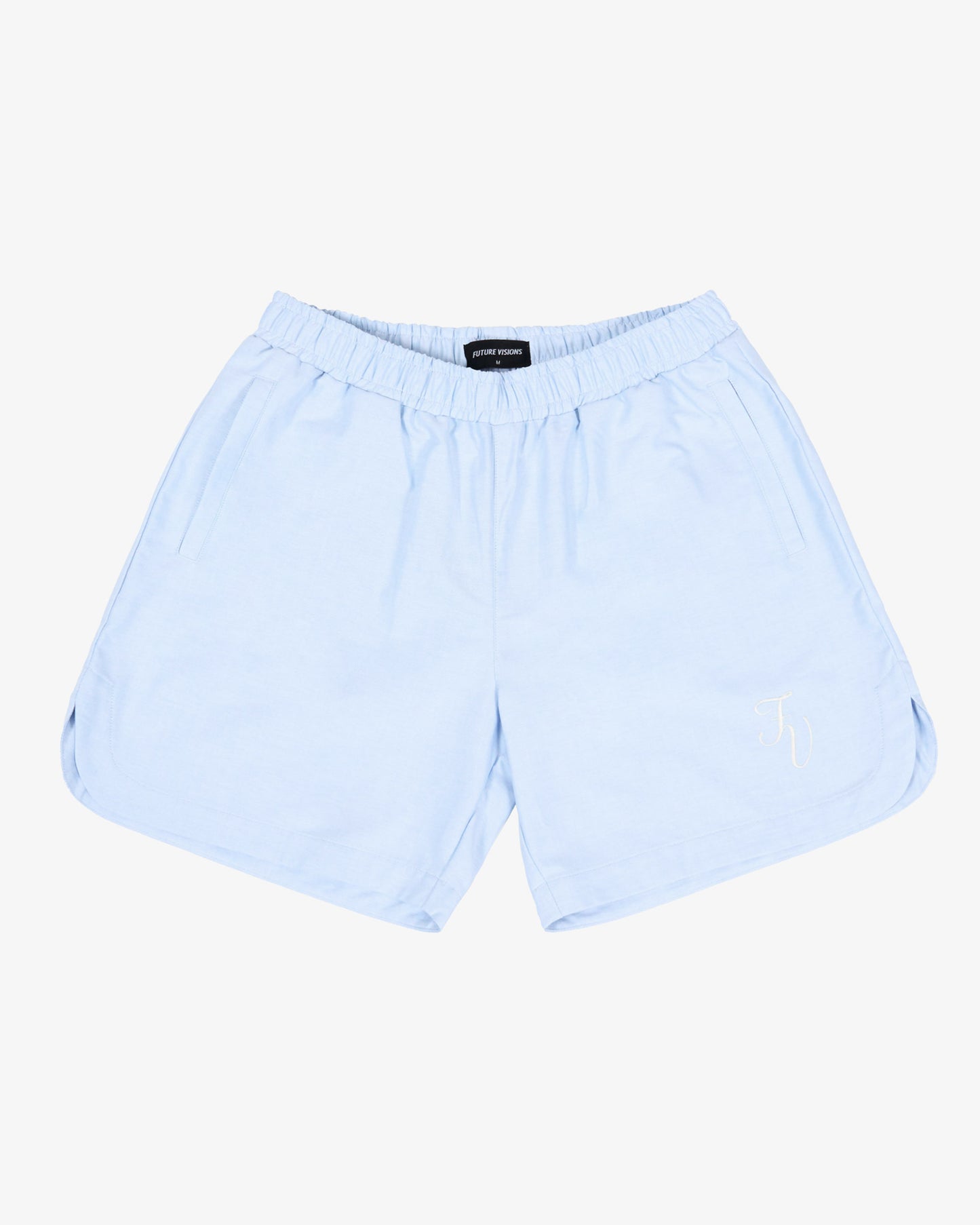 PULL ON SHORT BLUE - FRONT OF