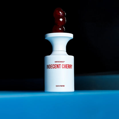 INDECENT CHERRY 100 ML EAU DE PARFUM BORNTOSTANDOUT - FRONT OF