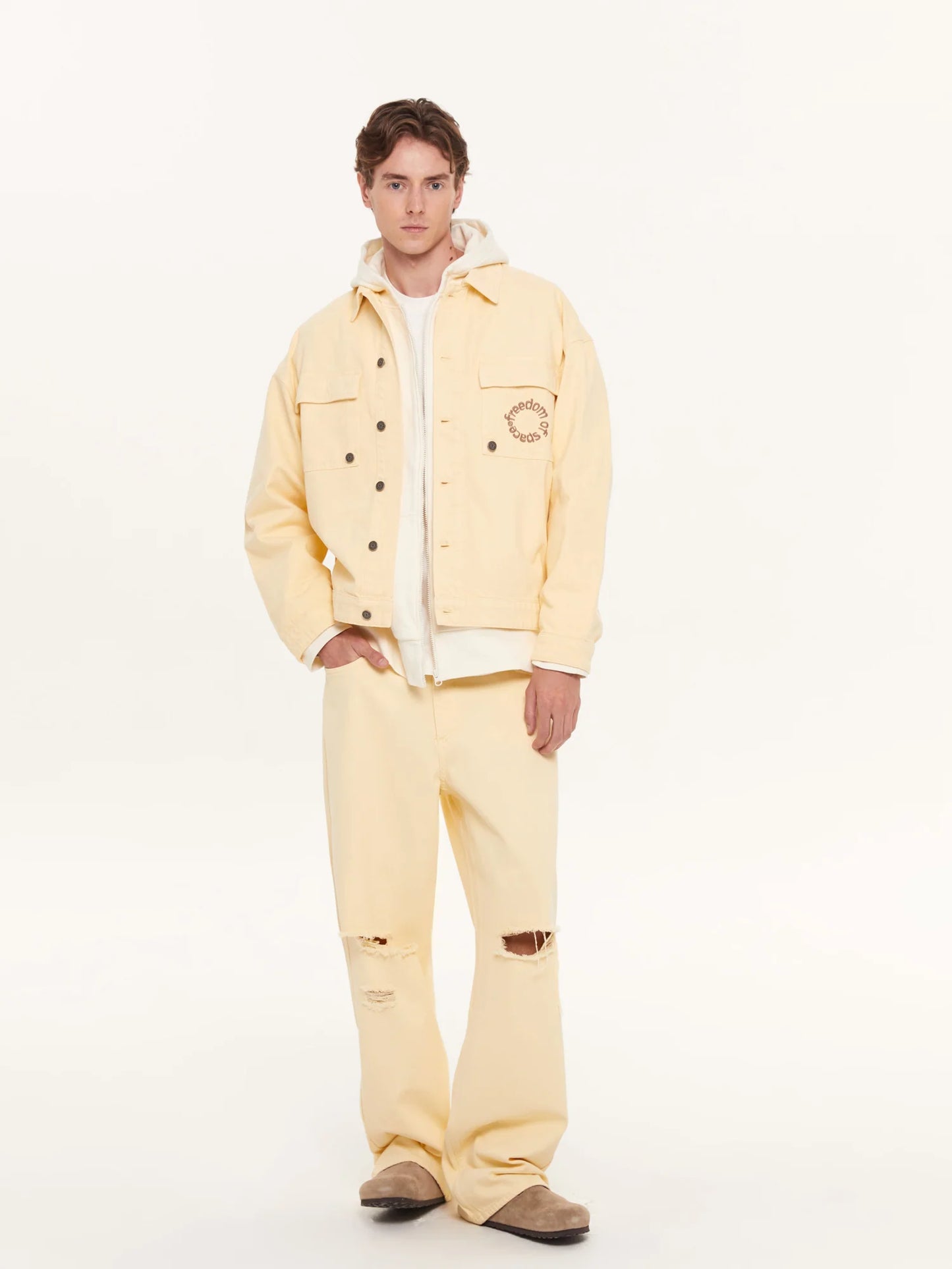 BANANA SPLIT DENIM JACKET - FRONT OF