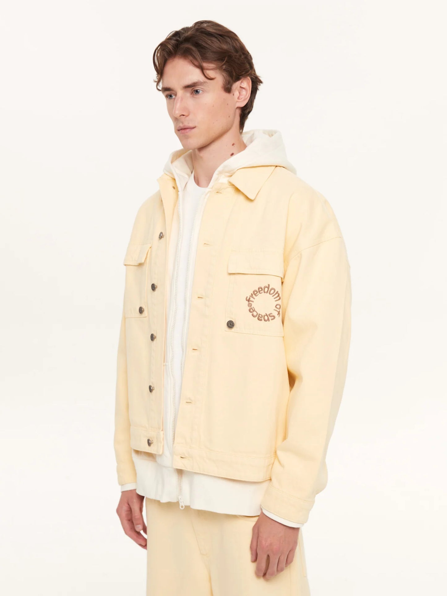 BANANA SPLIT DENIM JACKET - FRONT OF
