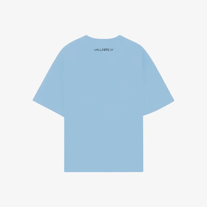 2000's SOCIETY T-SHIRT BABY BLUE - FRONT OF