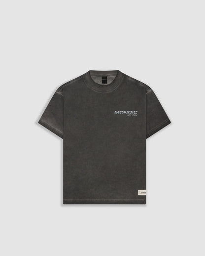 LIBERTY MONOIC T-SHIRT WASHED GRAY - FRONT OF