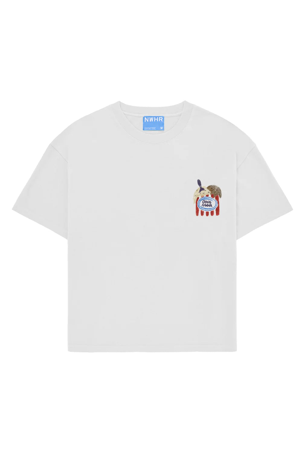 CAMISETA ICE CREAM CART WHITE - FRONT OF