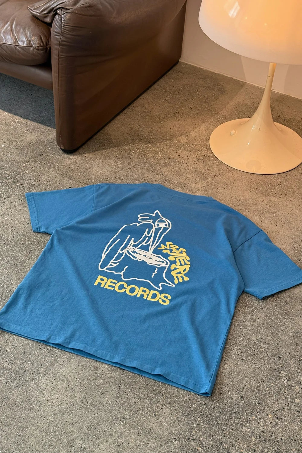 CAMISETA NOWHERE RECORDS BLUE - FRONT OF