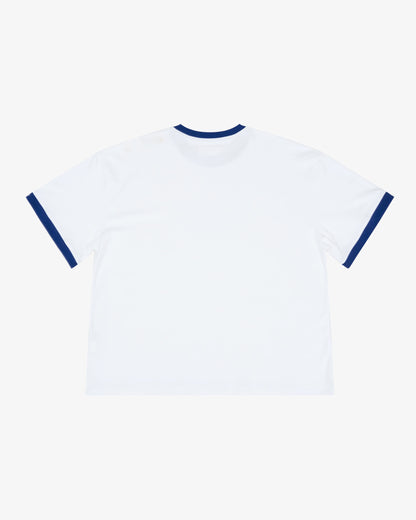 DONT WORK MORE THAN YOU LIVE T-SHIRT WHITE - FRONT OF