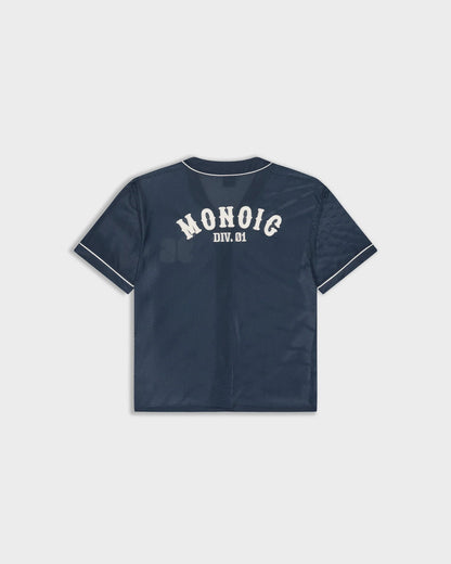 MONOIC BASEBALL JERSEY NAVY BLUE - FRONT OF