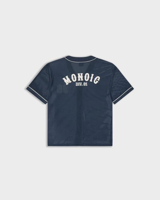 BASEBALL JERSEY NAVY BLUE - FRONT OF
