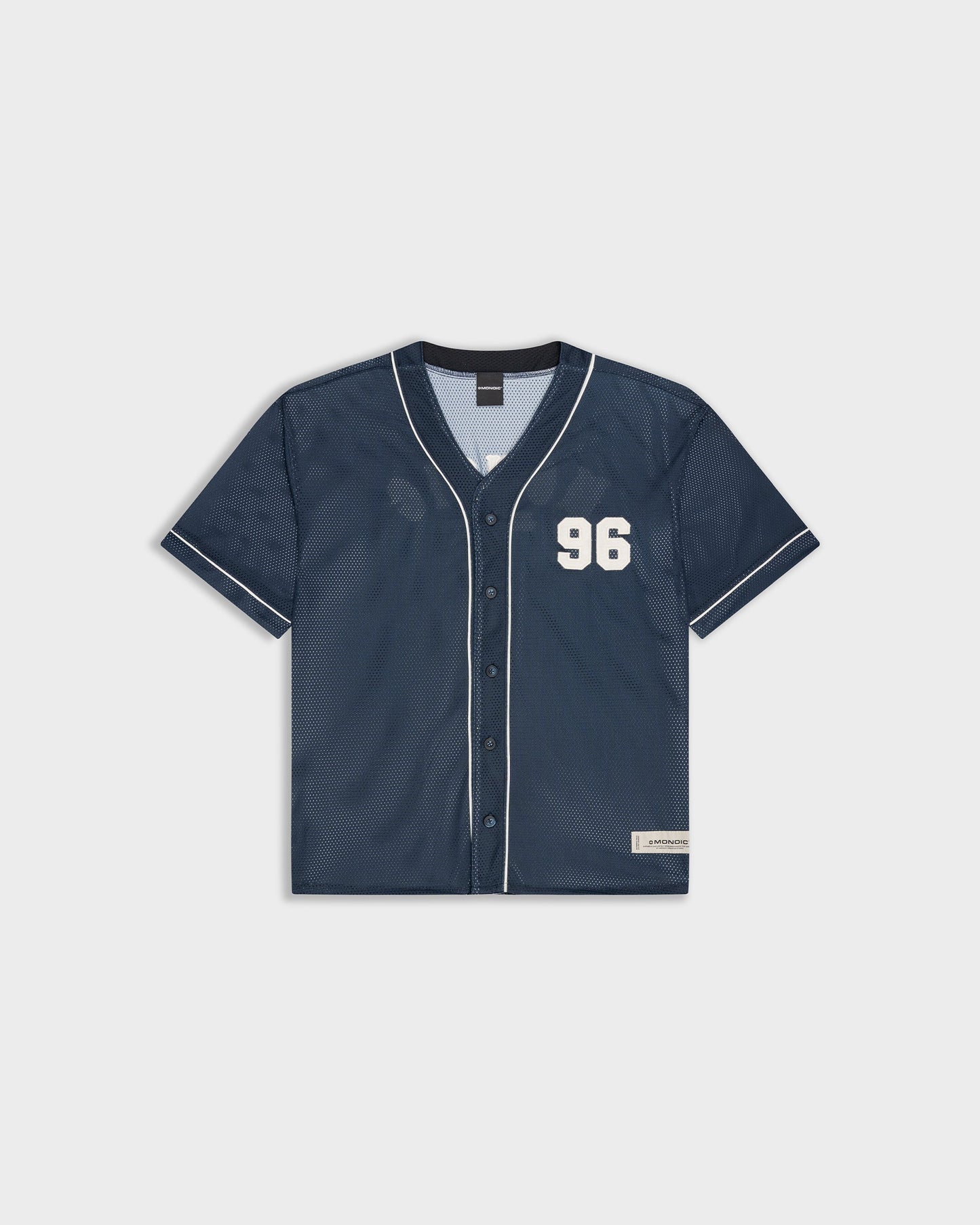 MONOIC BASEBALL JERSEY NAVY BLUE - FRONT OF