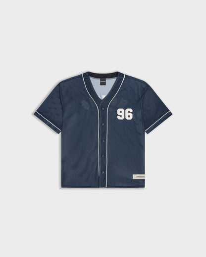 MONOIC BASEBALL JERSEY NAVY BLUE - FRONT OF