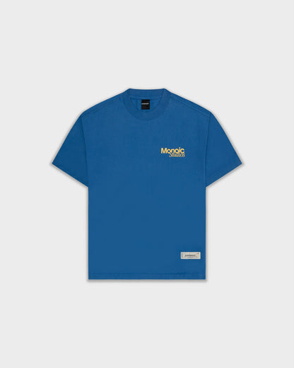 HOLLYWOOD DREAMS T-SHIRT COBALT BLUE - FRONT OF