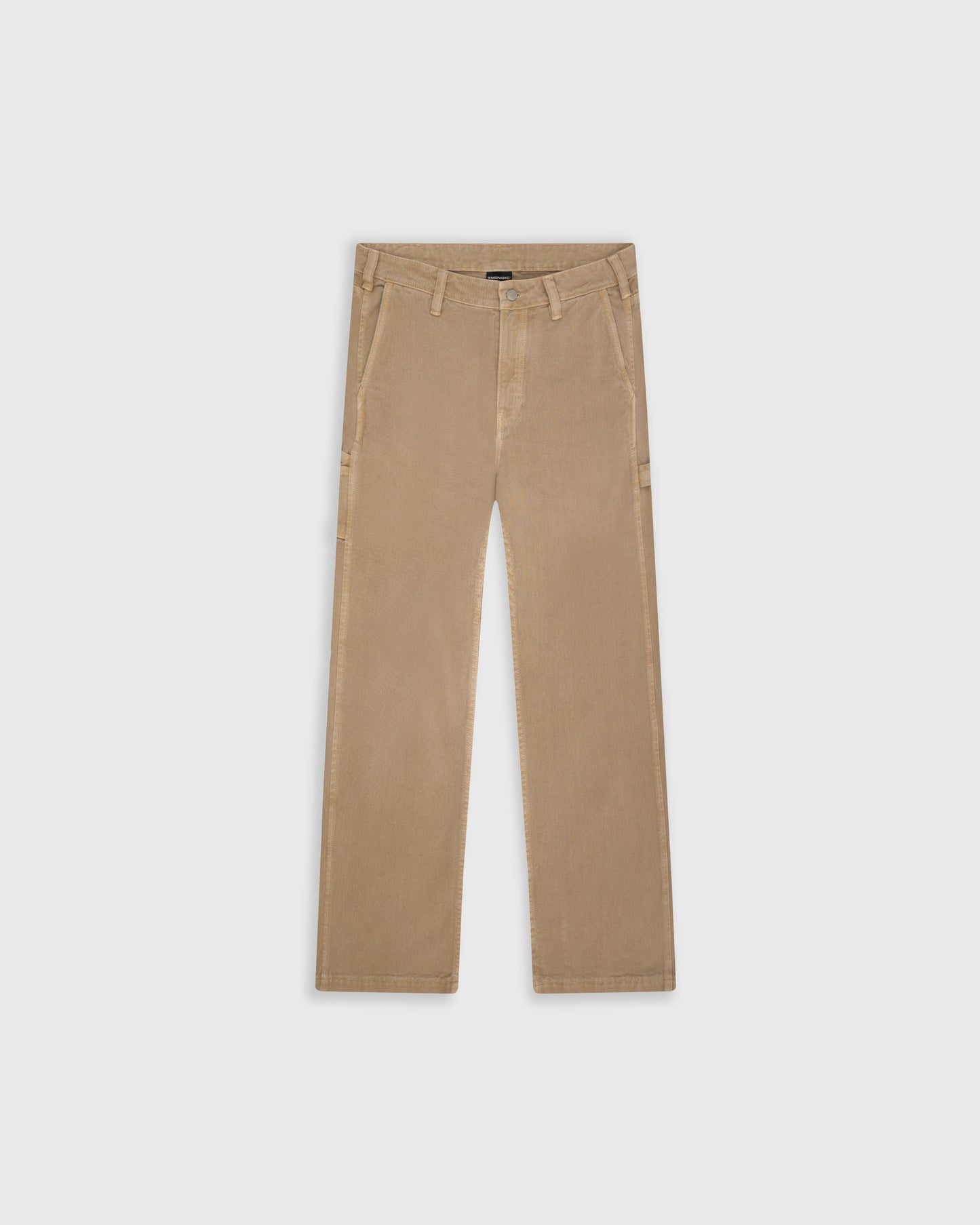 PANTALONES MONOIC STUDIO WORK TAUPE - FRONT OF