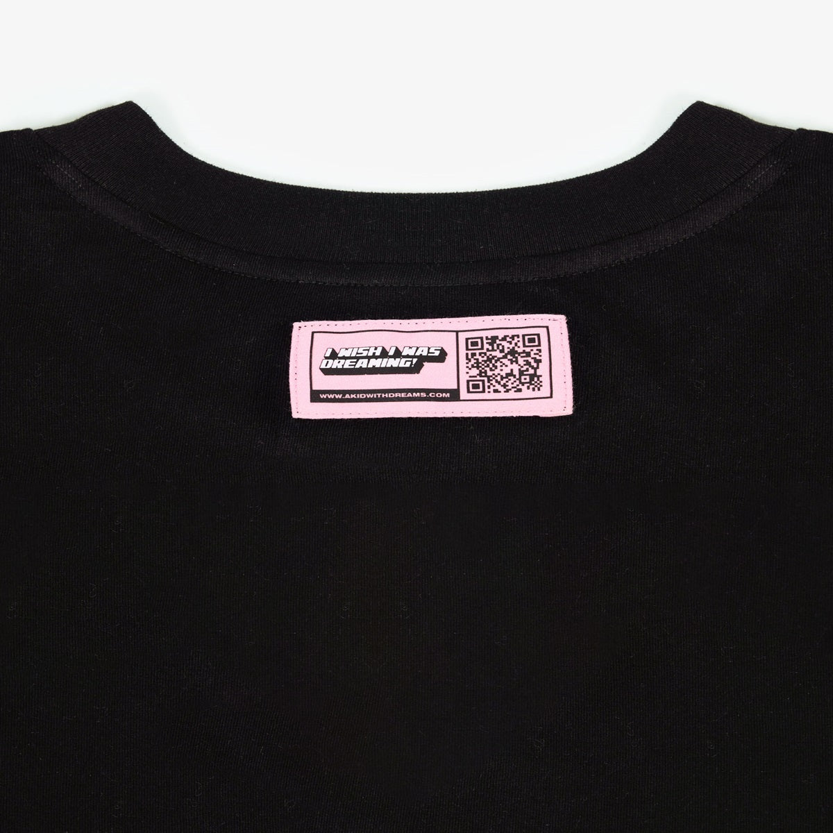 BUBBLE T-SHIRT BLACK - FRONT OF