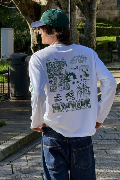 CAMISETA LARGA ALL THE PEACE I NEED - FRONT OF