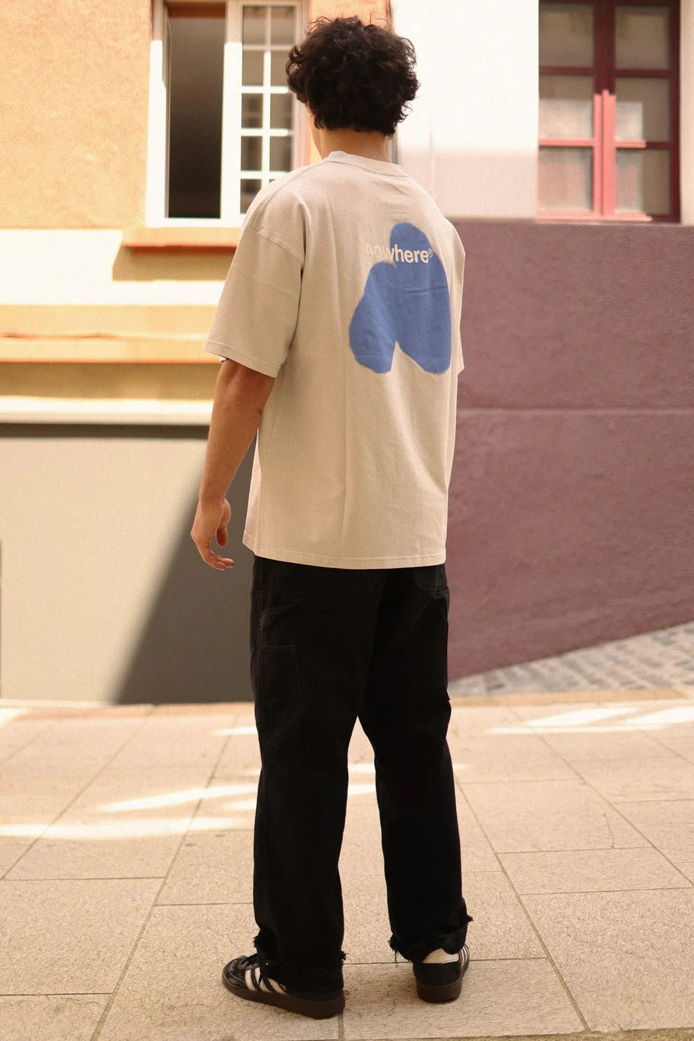 CAMISETA SPRAY NWHR GREY - FRONT OF