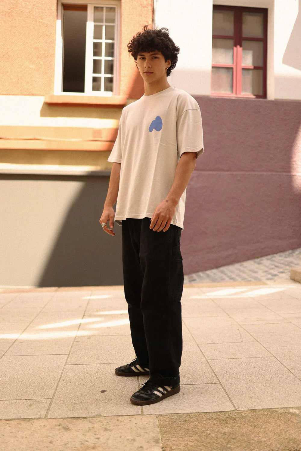 CAMISETA SPRAY NWHR GREY - FRONT OF