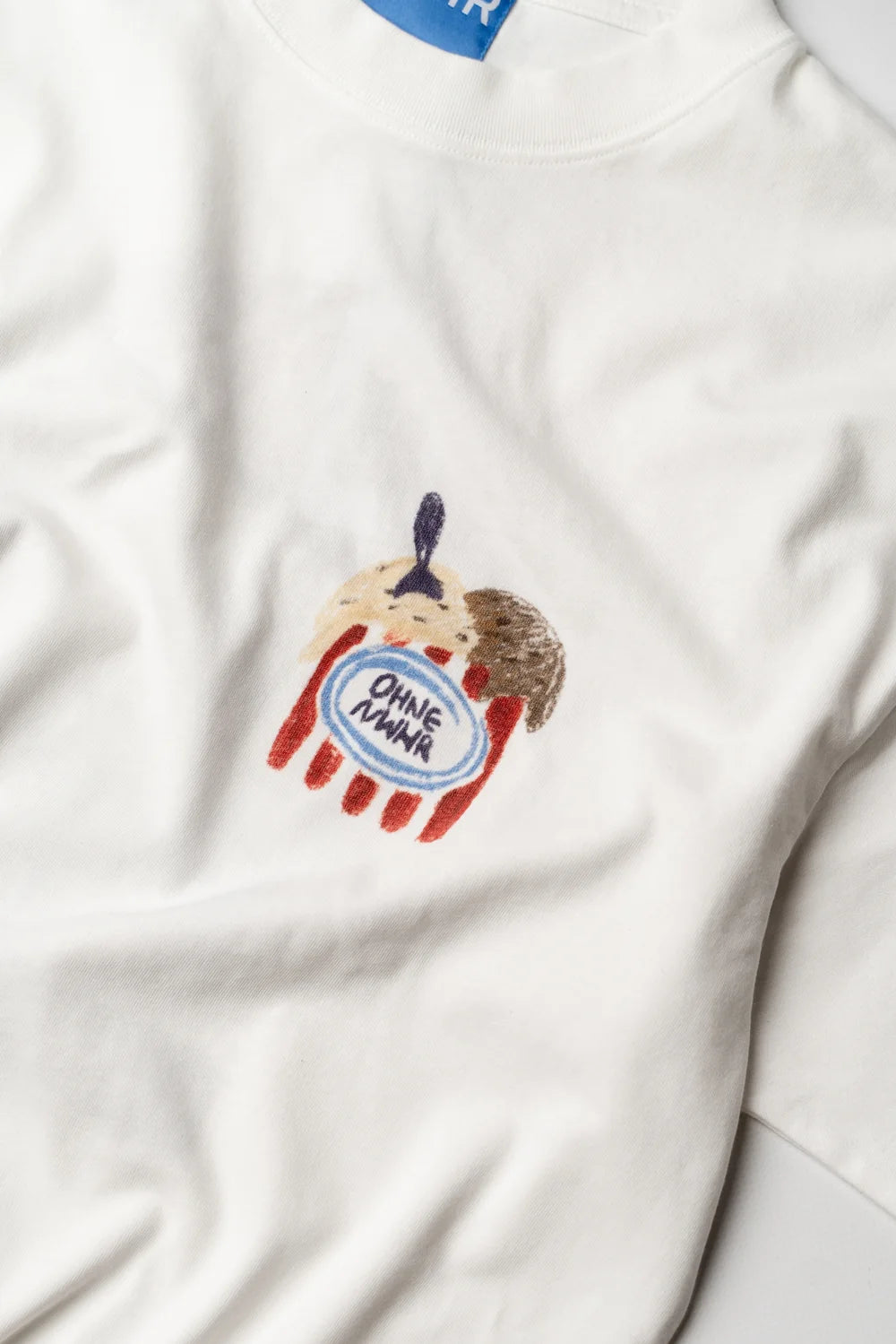 CAMISETA ICE CREAM CART WHITE - FRONT OF