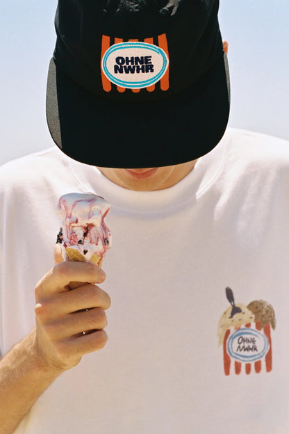 CAMISETA ICE CREAM CART WHITE - FRONT OF
