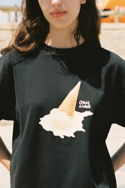 CAMISETA MELTING BLACK NWHR - FRONT OF