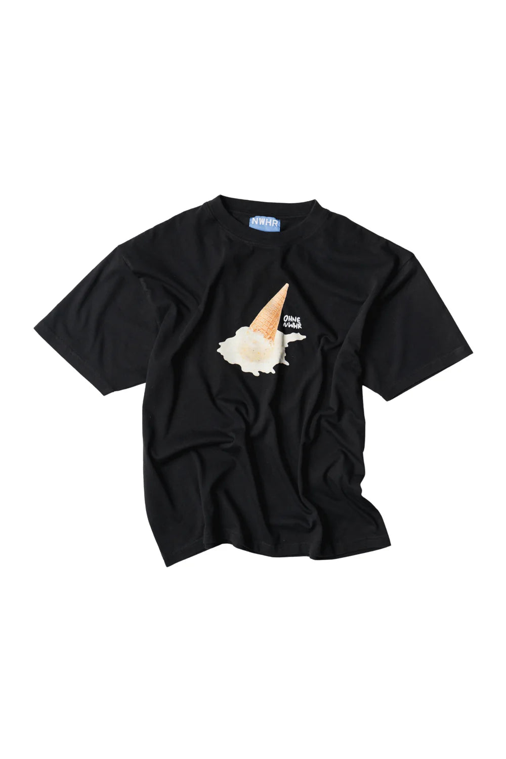 CAMISETA MELTING BLACK NWHR - FRONT OF