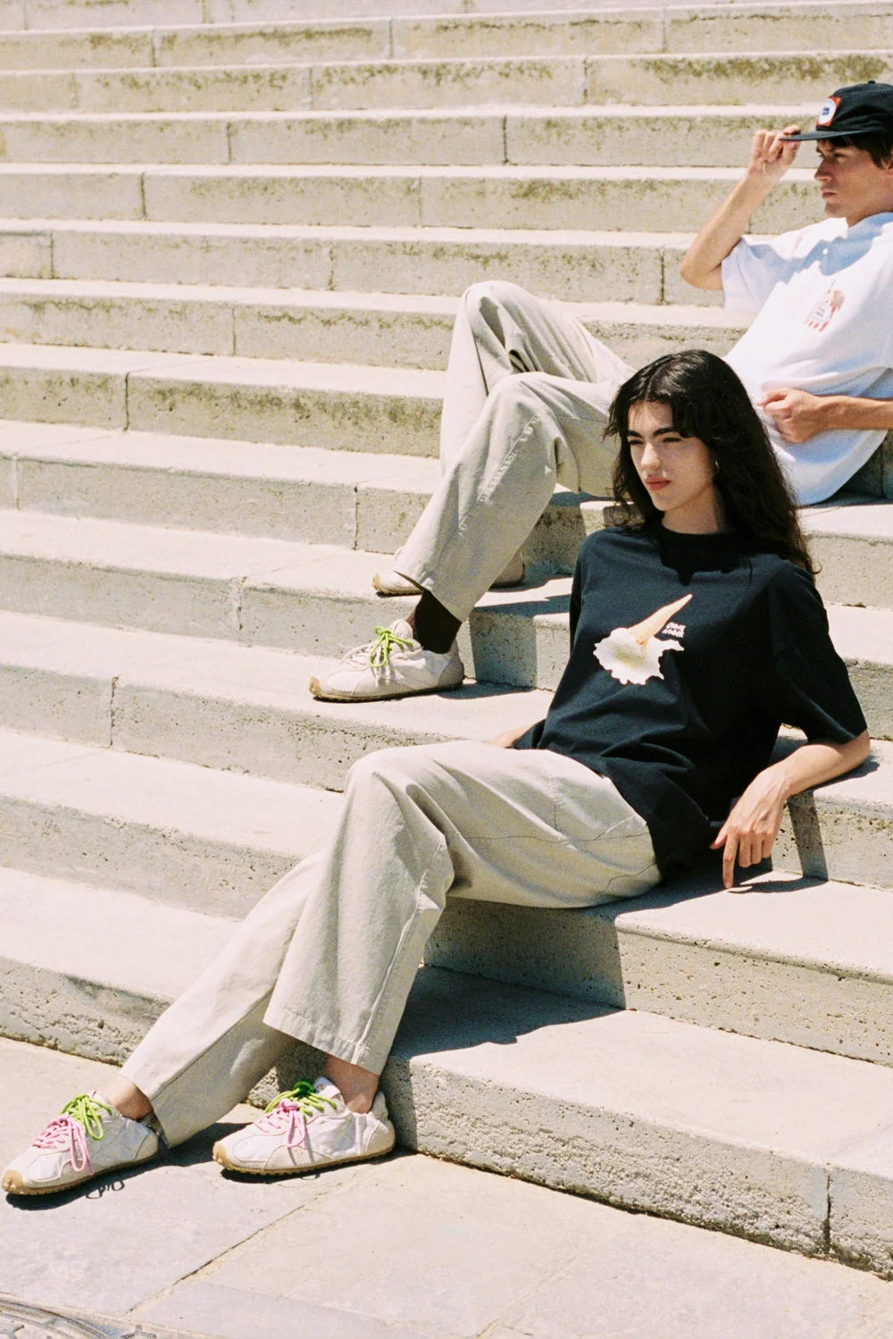 PANTALON RETRO ICE CREAM NWHR - FRONT OF