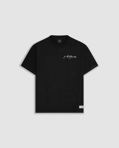 NYC T-SHIRT JET BLACK - FRONT OF