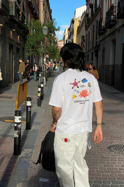 CAMISETA EXTINCTION IS FOR EVER - FRONT OF