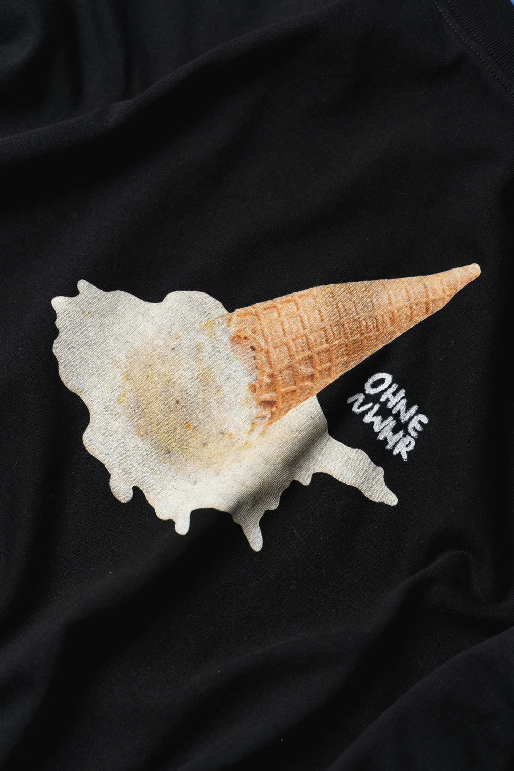 CAMISETA MELTING BLACK NWHR - FRONT OF