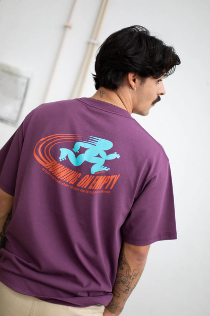 T-SHIRT RUNNING BURGUNDY