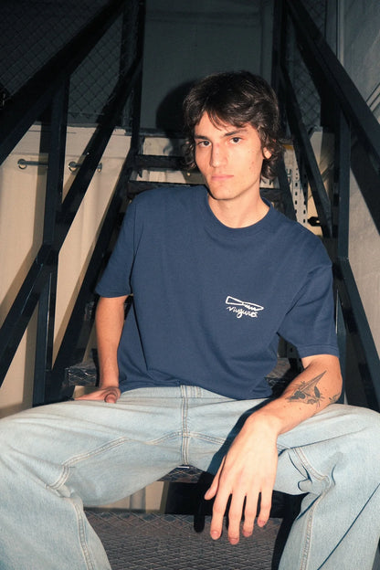 CAMISETA NWHR XANTAR NAVY - FRONT OF.