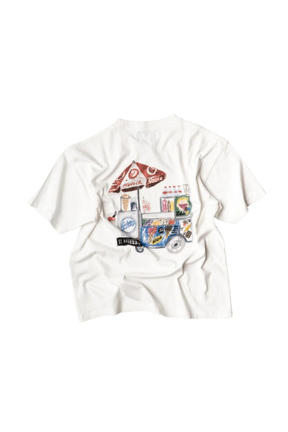 CAMISETA ICE CREAM CART WHITE - FRONT OF