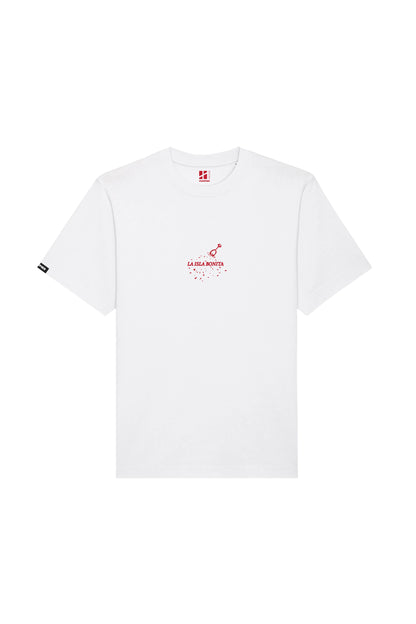 LA ISLA BONITA T-SHIRT WHITE - FRONT OF.
