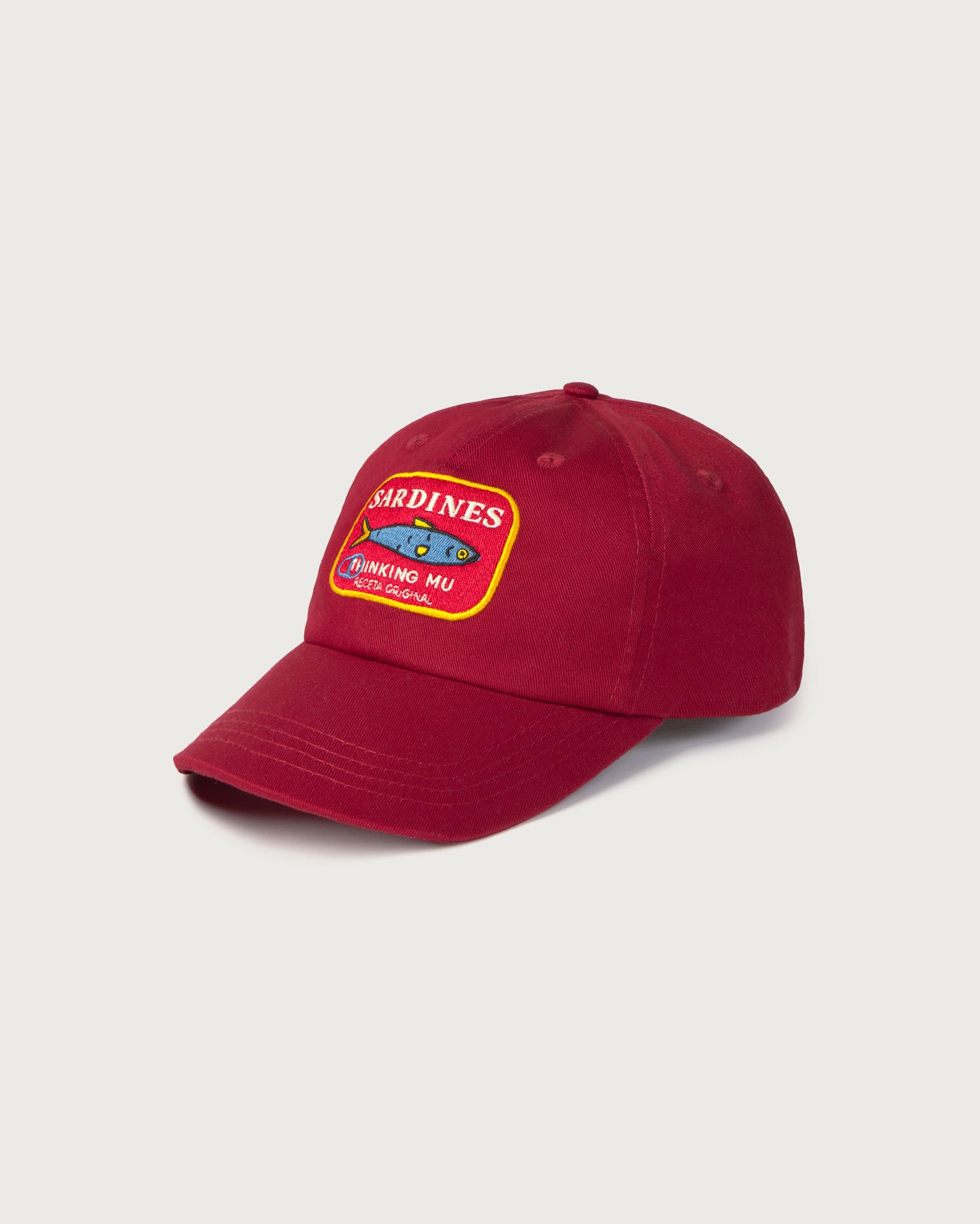 SARDINES DARK RED CHRIS CAP - FRONT OF
