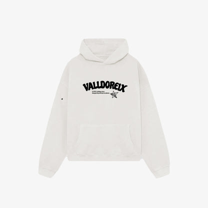 TACTICAL TRAINING HOODIE WHITE - FRONT OF