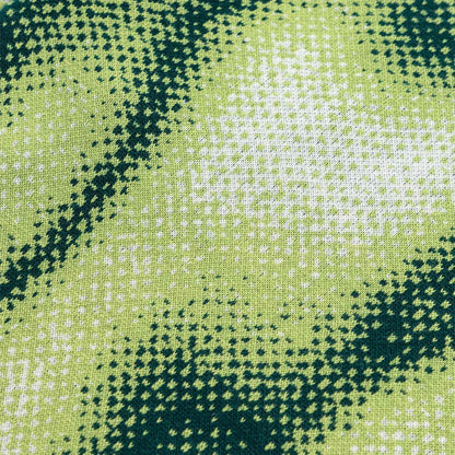 BLURRED KNIT PULLOVER GREEN - FRONT OF