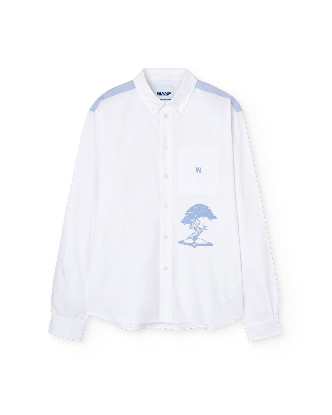 CAMISA BONSAI WHITE - FRONT OF.