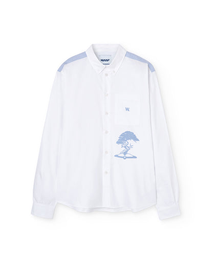 CAMISA BONSAI WHITE - FRONT OF.