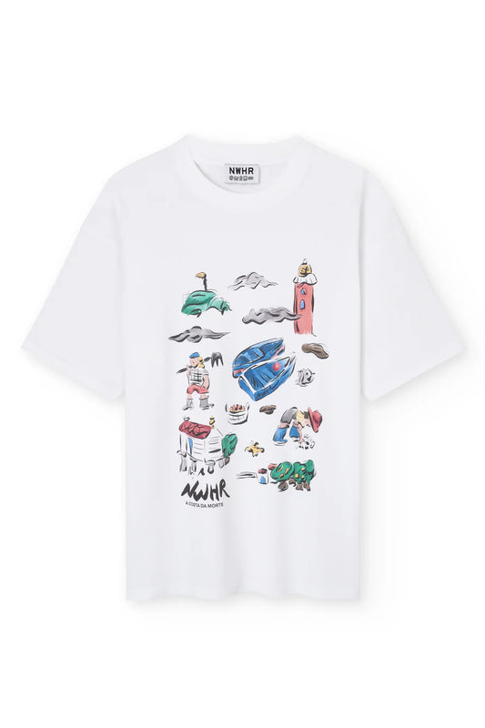CAMISETA COSTA DA MORTE WHITE - FRONT OF
