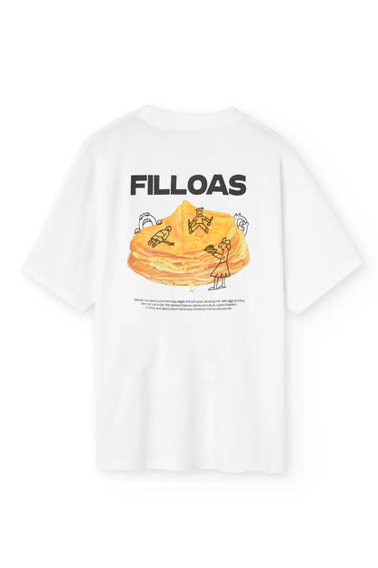 T-SHIRT FILLOAS WHITE - FRONT OF.